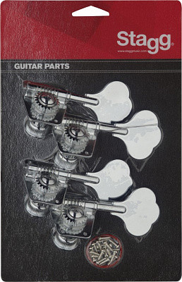 STAGG KG475CR колки для бас-гитары- набор, хром