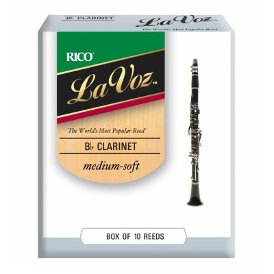 RICO RCC10MS для кларнета №Medium Soft 10 шт