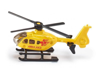 Вертолет Siku 0856 1/87, 8.1 см, желтый