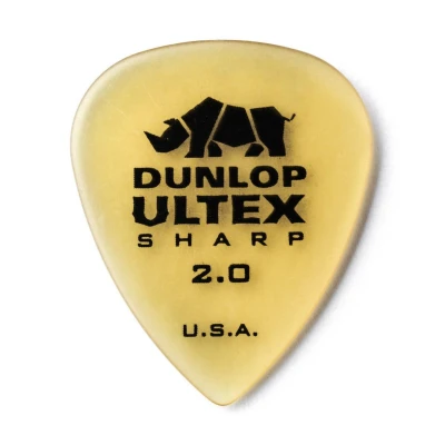 Медиаторы Dunlop 433P200 Ultex Sharp, толщина 2 мм, 6 шт.