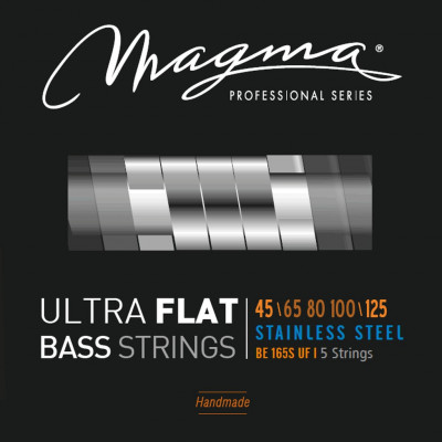 Комплект струн для 5-струнной бас-гитары Low B 45-125 Magma Strings BE165SUF