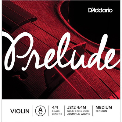 Струна для скрипки A 4/4 D'Addario J812 4/4M prelude одиночная