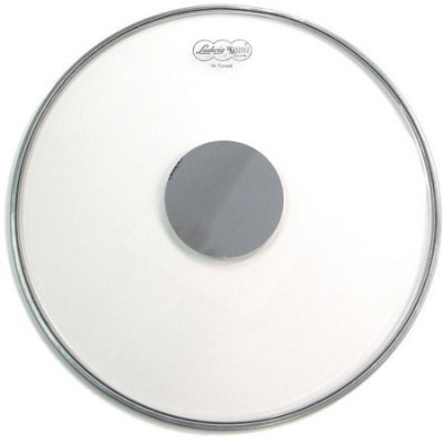 LUDWIG LW6122 22" Heavy пластик для барабана, центральная наклейка, прозрачный