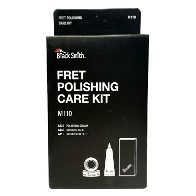 Набор для полировки ладов BlackSmith Fret Polishing Care Kit M110, 2 рулона M33, M25 полироль