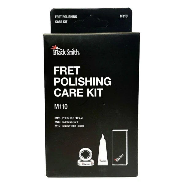 Набор для полировки ладов BlackSmith Fret Polishing Care Kit M110, 2 рулона M33, M25 полироль