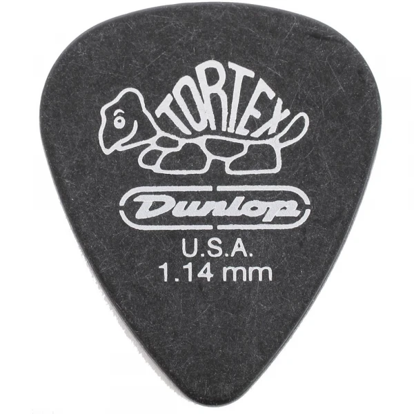 Медиаторы Dunlop 488R114 Tortex Pitch Black Standard, толщина 1.14 мм, 72 шт.