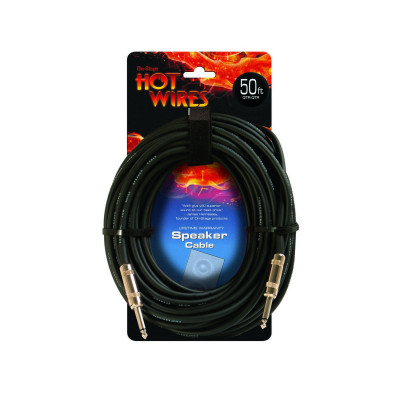 OnStage SP14-50 - колоночный кабель 2х2мм, 6.3 mono Jack-6.3 mono Jack 15,24 м