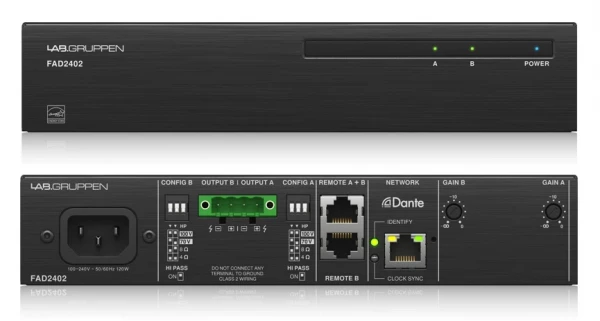 Усилитель мощности Lab.gruppen FAD2402 инсталляционный, класс D