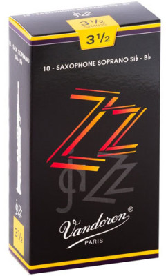 Vandoren SR-4035 (№ 3-1/2) ZZ трости для саксофона-сопрано (№ 3-1/2) 10 шт