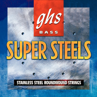 GHS 5ML-STB 0.44-1.21 Medium Light Super Steel Bass струны для 5-струнной бас-гитары