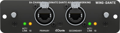 Карта расширения Behringer WING-DANTE для микшерного пульта WING