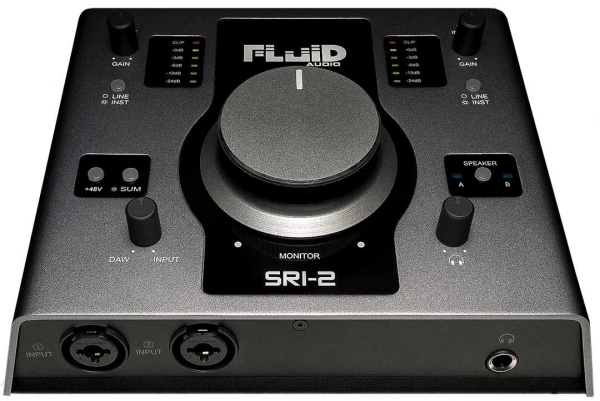 Внешний аудиоинтерфейс Fluid Audio SRI-2, АЦП/ЦАП 24-bit/192kHz, 2хXLR/TRS, OSX/Windows