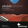 Струны для укулеле-концерт GALLI STRINGS UX760 флюорокарбон
