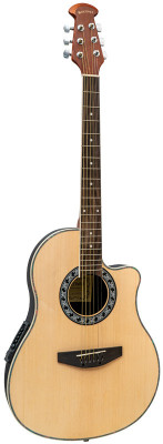 Гитара электроакустическая с эквалайзером MARTINEZ W-162 P N натурального цвета