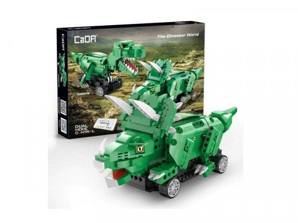 Радиоуправляемый конструктор CADA Мир динозавров Трицератопс, 317 деталей