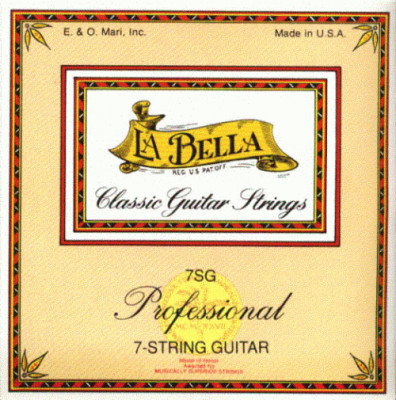LA BELLA 7SG струны для 7-струнной классической гитары 4/4