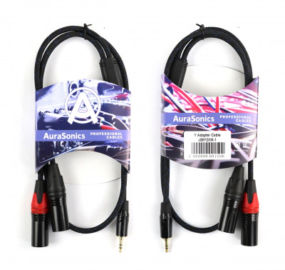 Аудио Y-кабель AuraSonics J35Y2XM-1