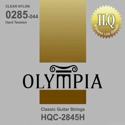 OLYMPIA  HQC2845H HARD TENSION 28-45, струны для классической гитары, сильного натяжения, посеребренн
