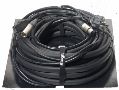 STAGG X220EU/MC 10 микрофонный кабель XLR мама-XLR папа 10 м