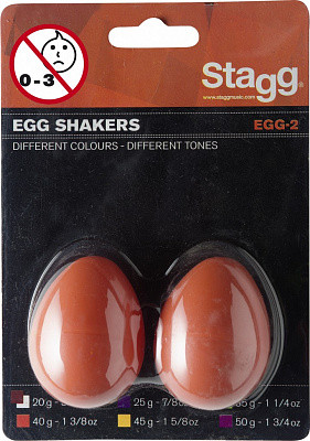STAGG EGG-2 OR шейкеры пластиковые яйцо- пара