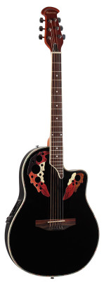 Гитара электроакустическая с эквалайзером MARTINEZ W-164 P BK черная
