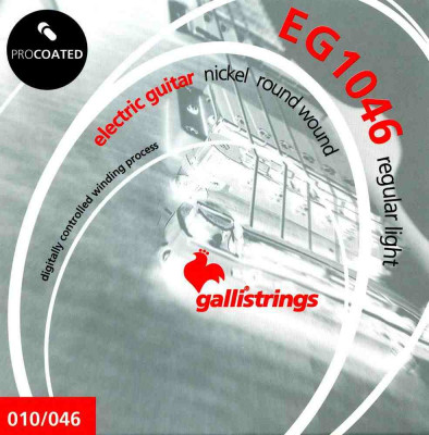 Комплект струн для электрогитары GALLI STRINGS EG1046