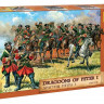 Сборные солдатики ZVEZDA Драгуны Петра I Великий 1701/21, 1/72