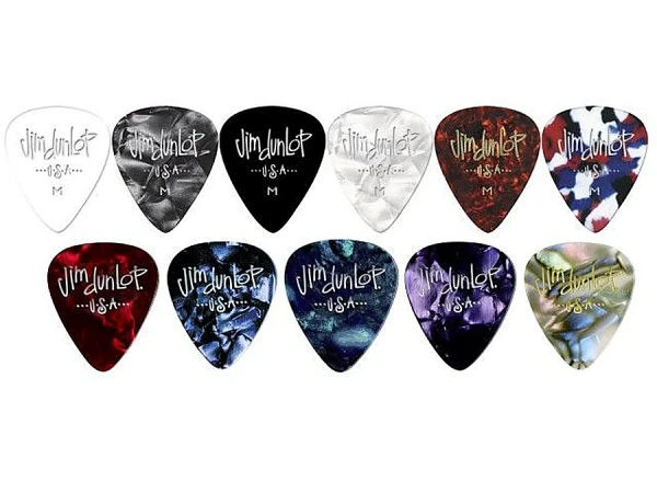 Коробка с медиаторами Dunlop 483005 Celluloid Shell Display, HV и MD по 144 шт, XH и TH по 72 шт