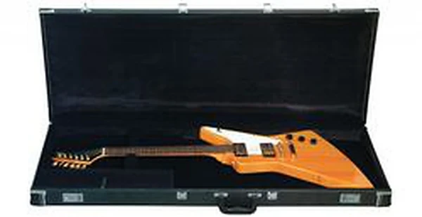 Стандартный кейс для электрогитары Explorer Rockcase RC10620 B/SB, деревянная основа, черный