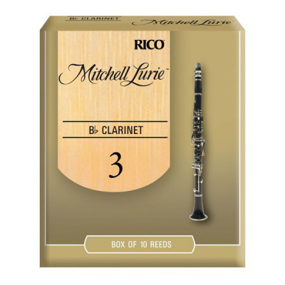 Трости для кларнета Rico RML10BCL300 Micheal Lurie Bb №3 10 шт
