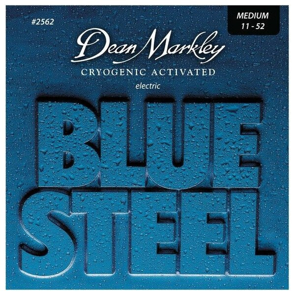 Струны для 7-струнных электрогитар BLUE STEEL DEAN MARKLEY 2562A MED, (11-13-20w/18p-30-42-52)
