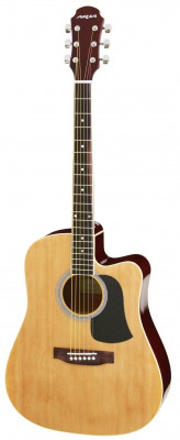 Электроакустическая гитара ARIA AFN-15CE N с вырезом, натуральный цвет