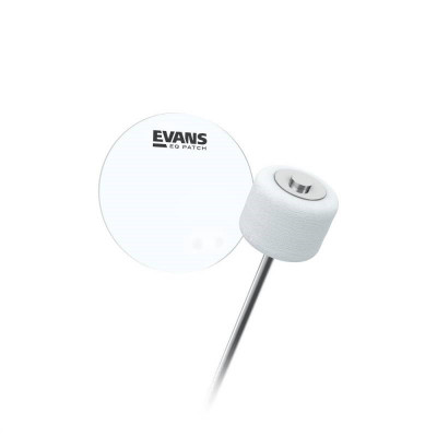 EVANS EQPC1 наклейка под педаль на пластик бас-барабана (2 шт.)