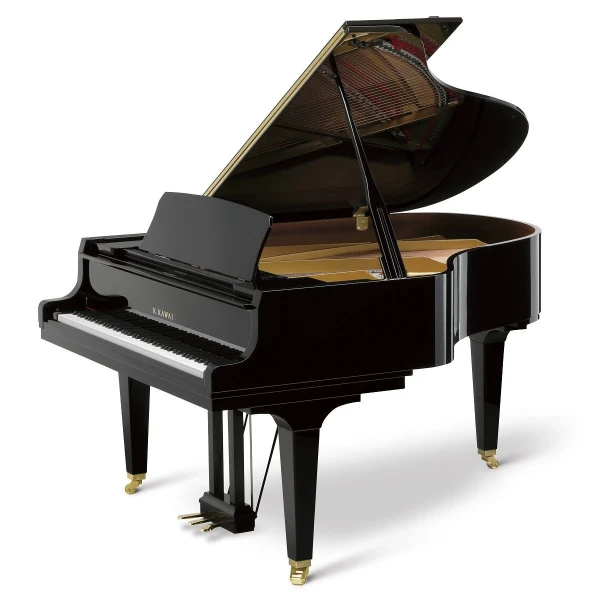 Рояль Kawai GL-50 M/PEP, длина 188 см, цвет черный полированный, банкетка в комплекте, Япония