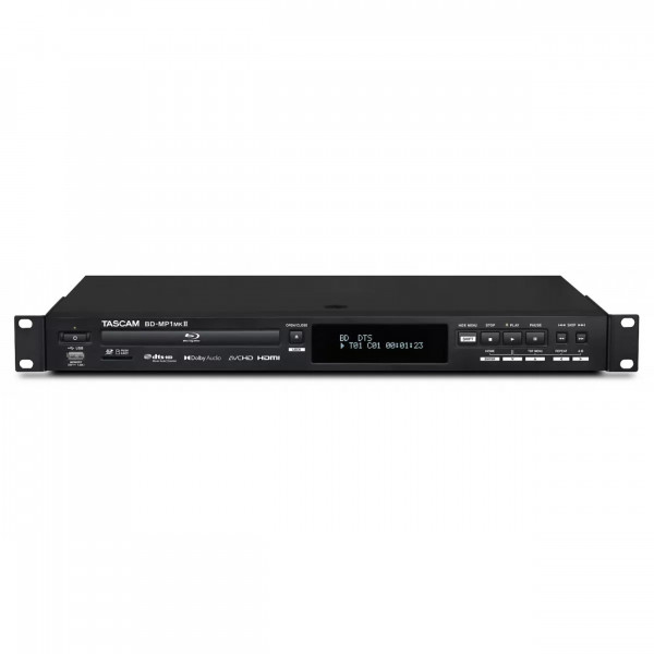 Мультимедиа плеер Tascam BD-MP1 MKII Blu-ray, DVD, CD, SD карт, USB Мультимедиа плеер Tascam BD-MP1 MKII Blu-ray, DVD, CD, SD карт, USB