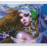 Алмазная мозаика с нанесенной рамкой 40х50 ПРИНЦЕССА ФЭНТЭЗИ (34 цвета)