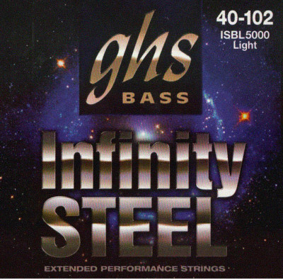 GHS ISBL5000 40-102 Medium Infinity Steel струны для бас-гитары