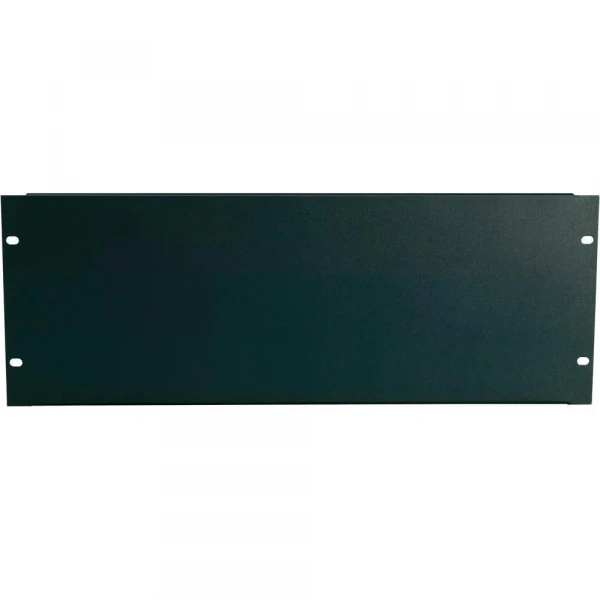 Рэковая панель 4U из стали, черная Nordfolk NRP-4U