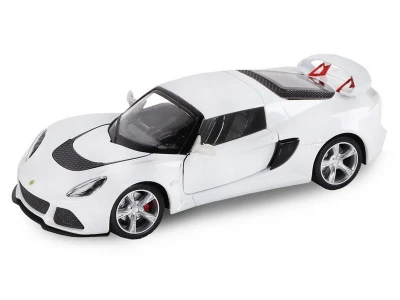 Машина "АВТОПАНОРАМА" Lotus Exige S, белый, 1/22, свет, звук, в/к 24,5*12,5*10,5 см
