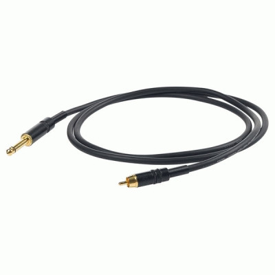 Proel CHLP220LU15 - сценический иструментальный кабель, 6.3 джек моно <-> RCA - 1.5 м