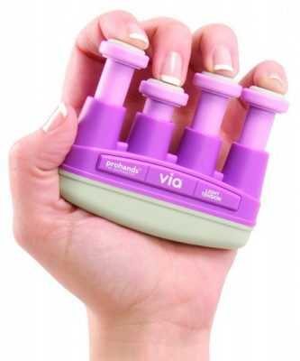 Тренажёр для пальцев рук PROHANDS VIA VM-13003 легкий, розовый