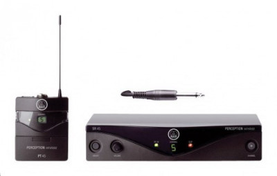 Инструментальная радиосистема AKG Perception WMS45 Instrumental Set BD-C3 (790-798) с портативным передатчиком + гитарный шнур