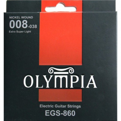 OLYMPIA EGS 860 008-038 Nickel Wound струны для электрогитары