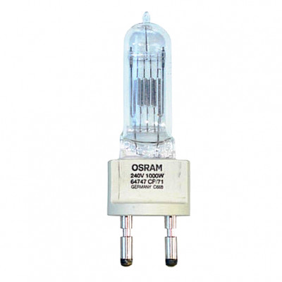 Лампа галогеновая OSRAM 64747/CP71 230 В/1000 Вт G22