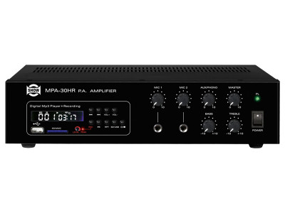SHOW MPA-30HR трансляционная система 30 Вт 25V70/100В, mp3-плеер с функцией запись