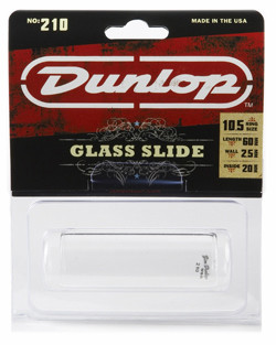 DUNLOP 210 Tempered Glass Medium Medium слайд для гитары стеклянный