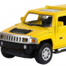 Машина "АВТОПАНОРАМА" Hummer H3, желтый, 1/43, инерция, в/к 17,5*12,5*6,5 см