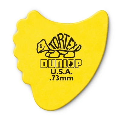 Медиаторы Dunlop 414R073 Tortex Fins, толщина 0.73 мм, 72 шт.