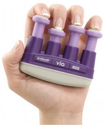 Тренажёр для пальцев рук PROHANDS VIA VM-13004 средний, фиолетовый