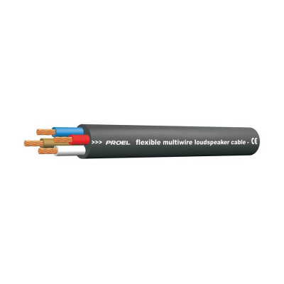 Proel HPC640 - колоночный кабель ультрагибкий диаметр 11 мм (4x2,5 мм2)